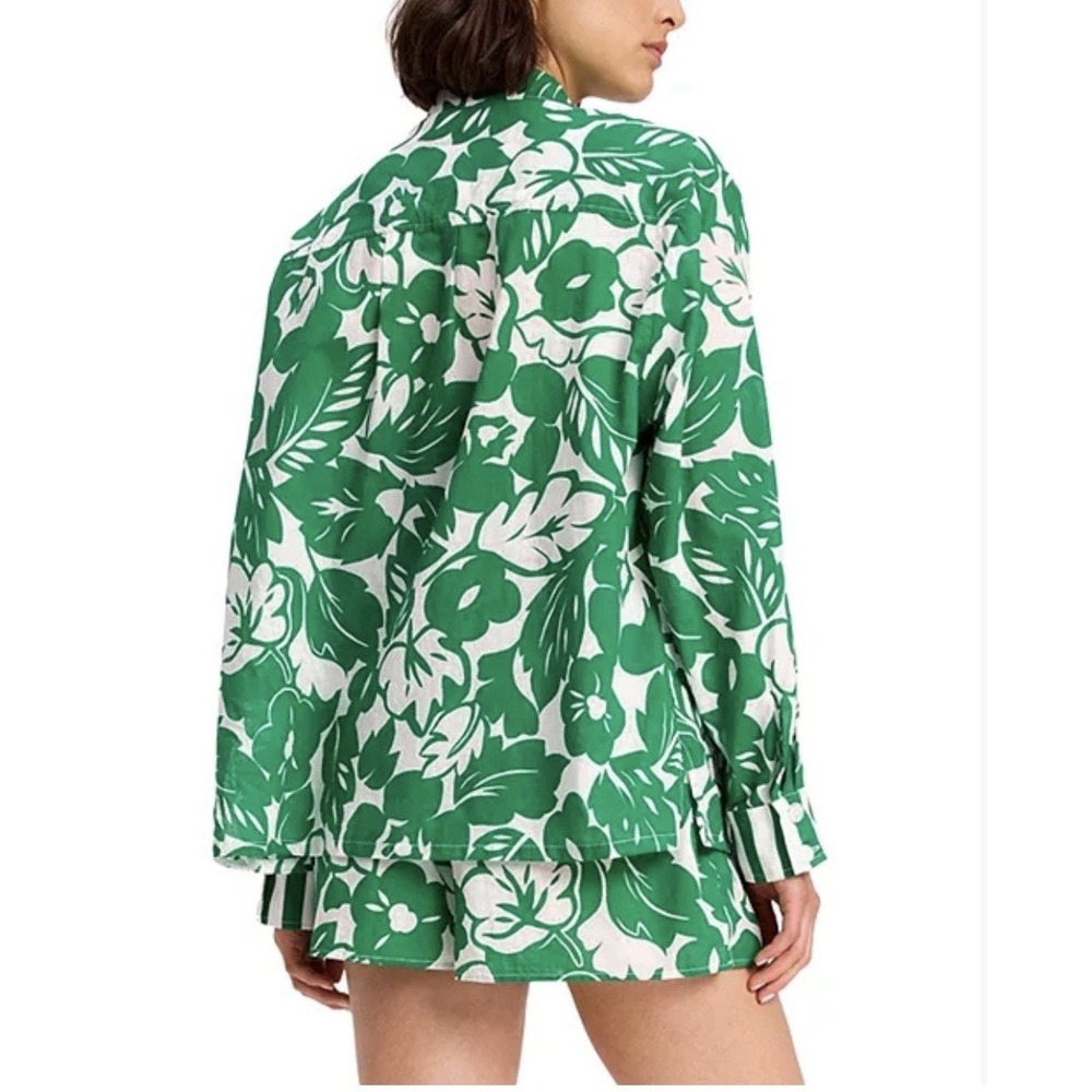 Kate Spade New York Cabana Mix Cover Up Button Down‎ Shirt Only NWT